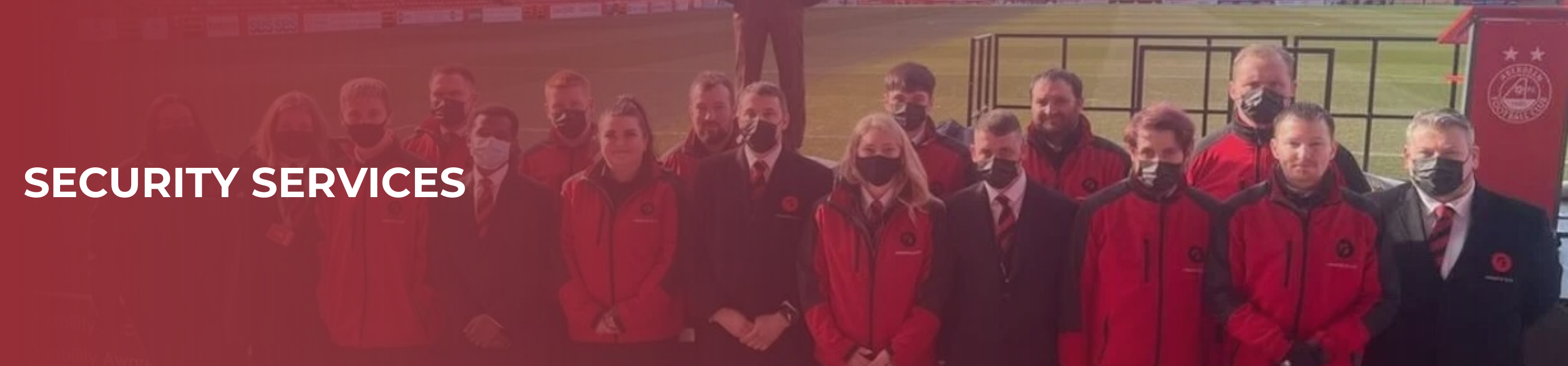 Image of Granite Elite security professionals in action at a football event