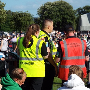 Granite Elite securing an event