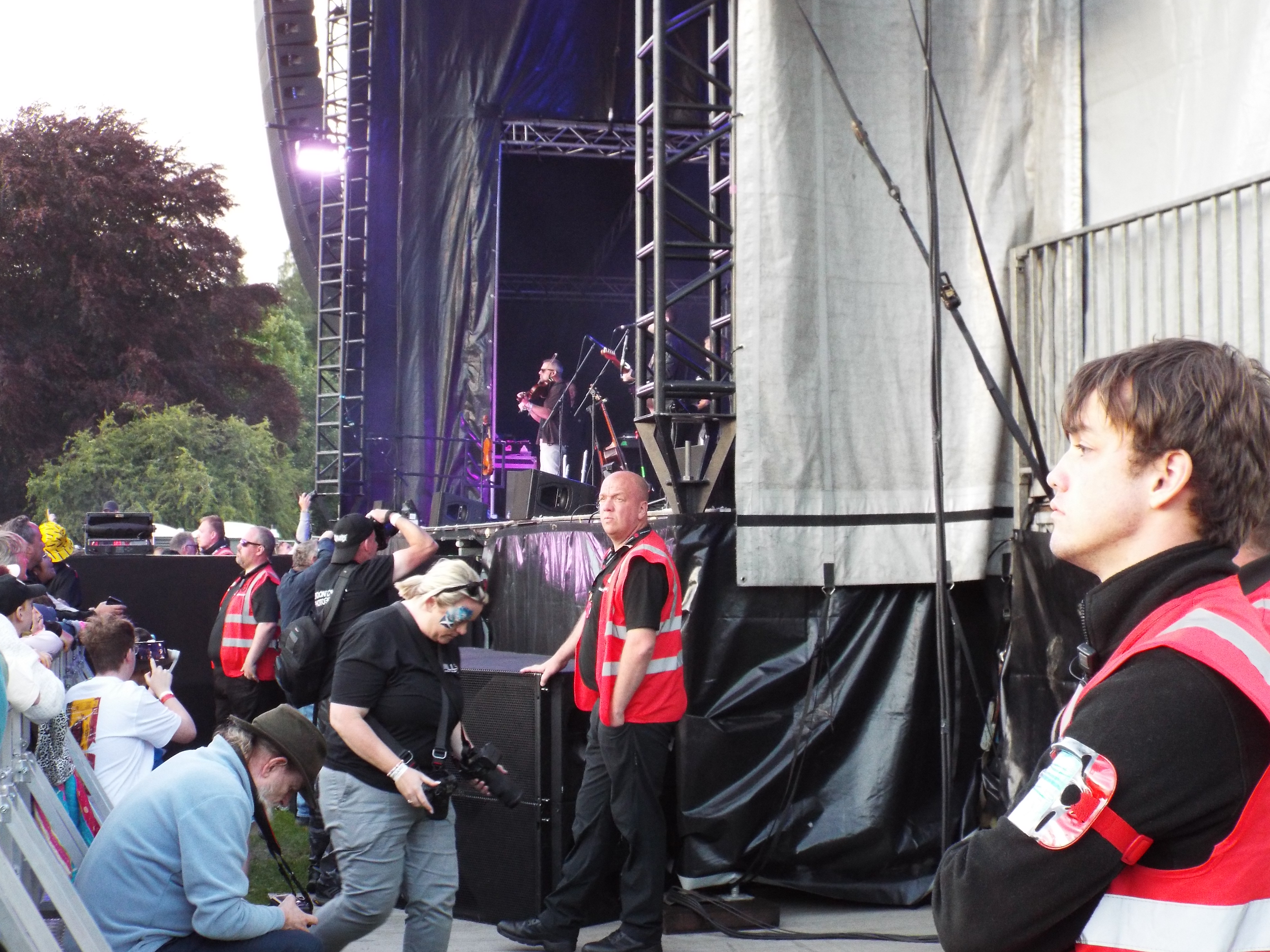 image of Granite Elite staff at a live event securing the venue.
